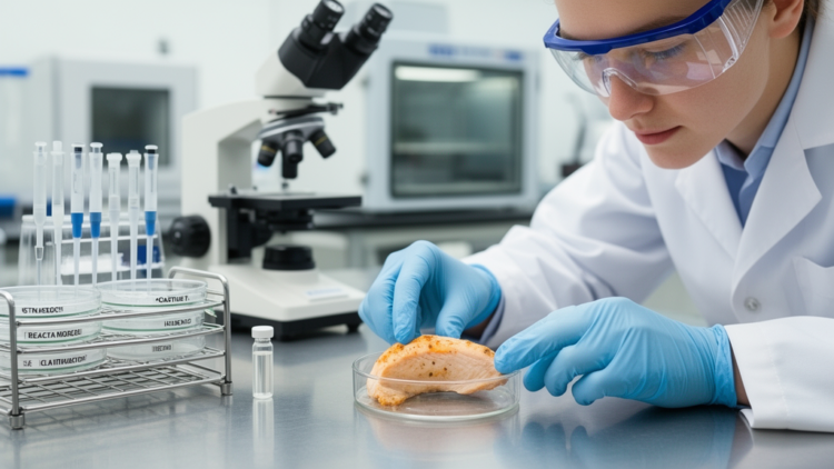 Engineered Fly-Larva Peptide KK12 Curbs Salmonella on Cooked Chicken in Lab Test