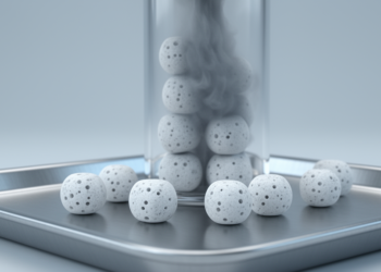 Porous potassium-titanium co-doped lithium silicate pellets capture CO2 stably over 340 cycles