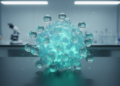 Silica nanoparticles boost bluish-green phosphor for white LEDs