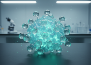 Silica nanoparticles boost bluish-green phosphor for white LEDs