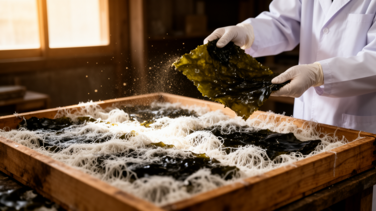 Filamentous fungi reshape kombu chemistry and aroma in solid-state fermentation study