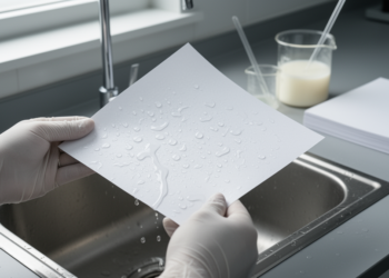 Fluorine–silicon acrylate sizing agent boosts specialty paper strength and water resistance