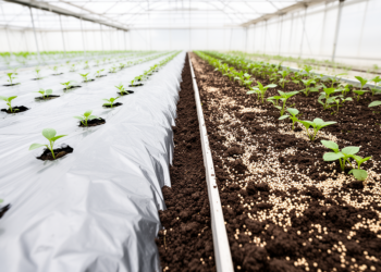 Plastic mulch and microbial inoculants steer greenhouse soil microbes in opposite directions