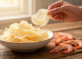 Freeze-Dried Chips Made from Discarded Prawns Win the Taste Test