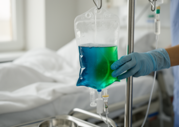 Blue-Green Drain Fluid Reveals Pigment Warfare of Pseudomonas aeruginosa