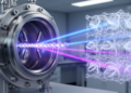 Trapped-Ion Quantum Computer Catches Magnetic Flux Freezing Matter in Its Tracks