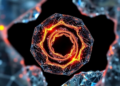 Hidden Atomic Spiral in Uranium Crystal Reveals Rare Dual Magnetism
