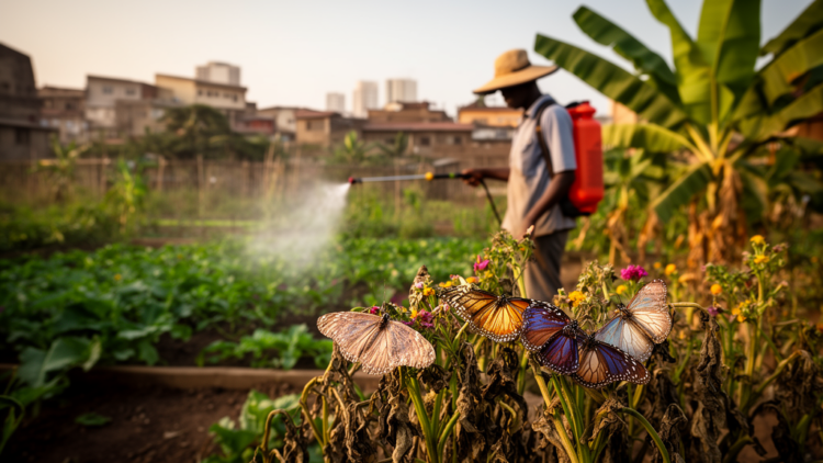 Weedkillers in City Gardens Are Quietly Killing Ghana's Butterflies