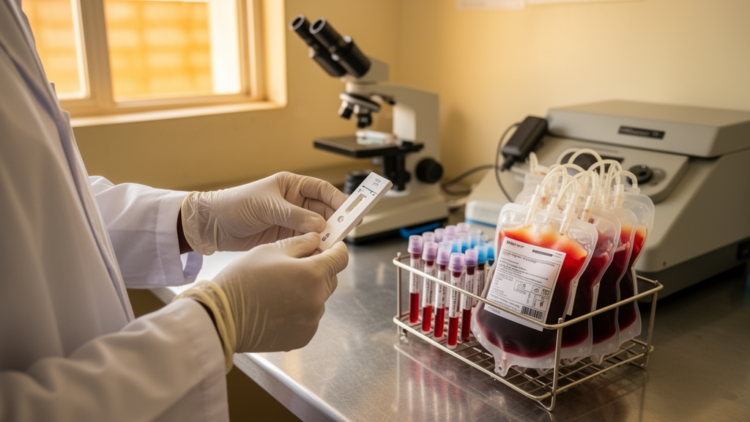 Rapid HIV Blood Bank Tests in Mozambique Miss a Concerning Share of Infected Donations
