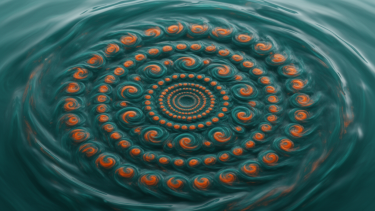 Active turbulence hits a tipping point where conformal symmetry suddenly appears