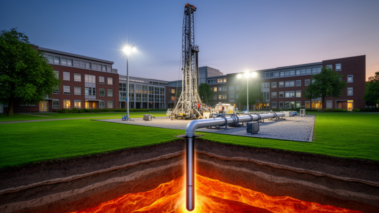 Deep Beneath a Dutch Campus, a 4.5-Kilometer Borehole Will Watch Geothermal Energy at Work