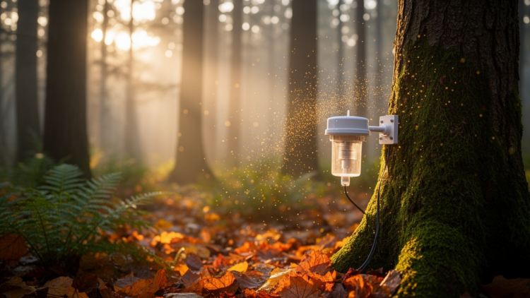Airborne fungi shift with the seasons, DNA reveals in year-long forest study
