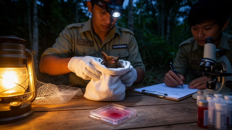 Nationwide Survey of Cambodian Bats Reveals Hidden Diversity of Malaria Parasites