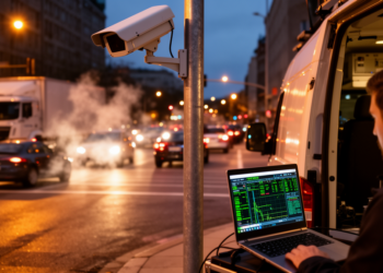 Street Cameras and Deep Learning Reveal Vehicle Emissions Block by Block
