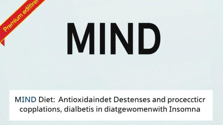 MIND Diet Boosts Antioxidant Defenses and Mood in Diabetic Women with Insomnia