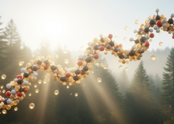 Flexible forest molecules turbocharge the birth of atmospheric particles