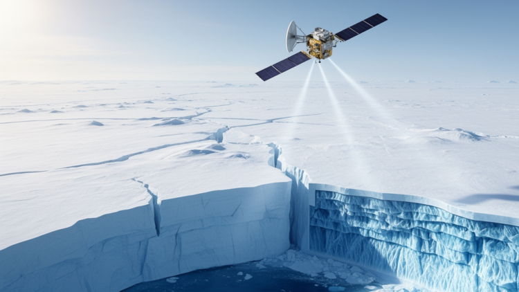 Satellite Radar Reveals Hidden Grain Structure of Antarctic Ice Shelves