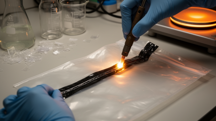 Thermal Welding of Biodegradable Polymer and Graphene Oxide Yields Leak-Proof Heat Storage Materials