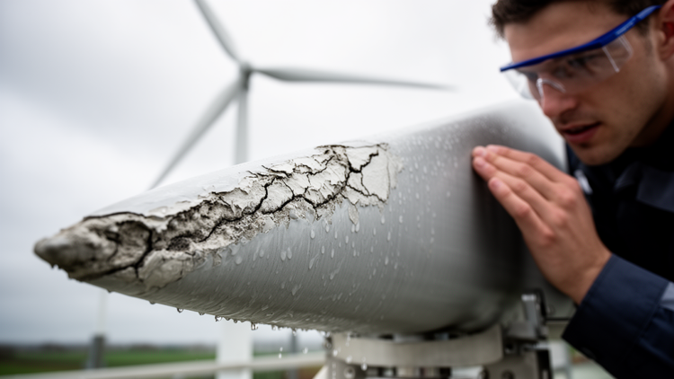 How Fatigue Cracks Eat Wind Turbine Blades: A New Fracture Mechanics Test Could Transform Erosion Protection