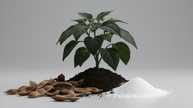 Zinc Oxide Nanoparticles Made From Bean Husks Boost Black Nightshade Growth and Quiet Stress Signals