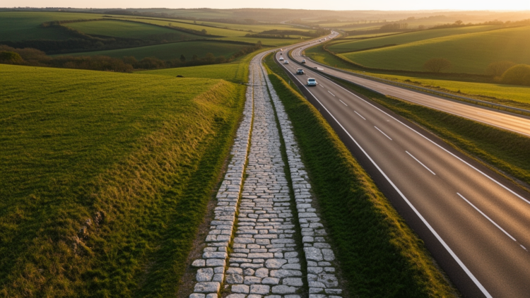Roman Roads Were Straighter Than Thought, Yet Modern Highways Still Beat Them