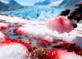 Blood Snow on the Move: The Biophysics of How Algae Swim Through Melting Snowpacks