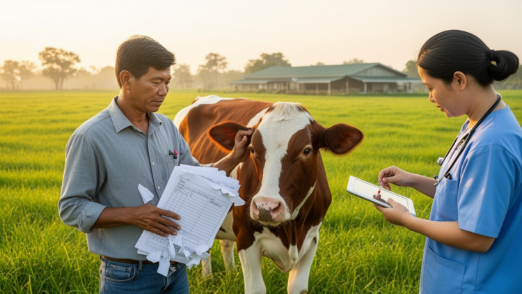When Family Trees Fail: Missing Pedigree Records Undermine Genomic Selection in Thai Dairy Cattle