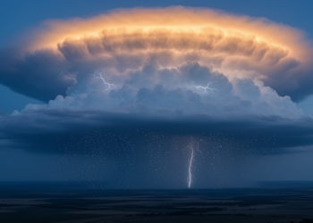 Thundercloud Particle Avalanches Follow a Hidden Air-Density Rule, Simulations Reveal