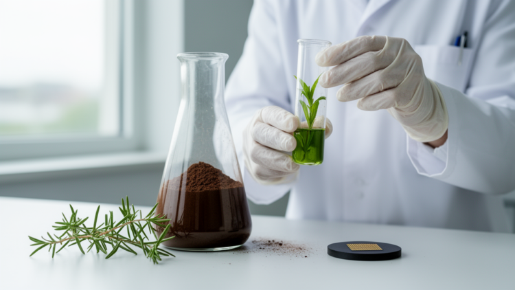 Beach Plant Extract Yields Copper Ferrite Nanoparticles for Supercapacitor Electrodes