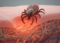 Tick-Borne Rickettsia Reaches Host Skin Within an Hour of a Bite