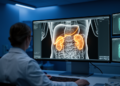 Frozen Giants, Tiny Updates: Federated LoRA Brings SAM to Hospital-Scale Organ Segmentation