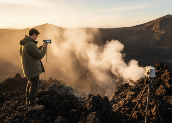 Volcanic Gases Caught in Scattered Sunlight: New Infrared Method Shows Promise and Limits