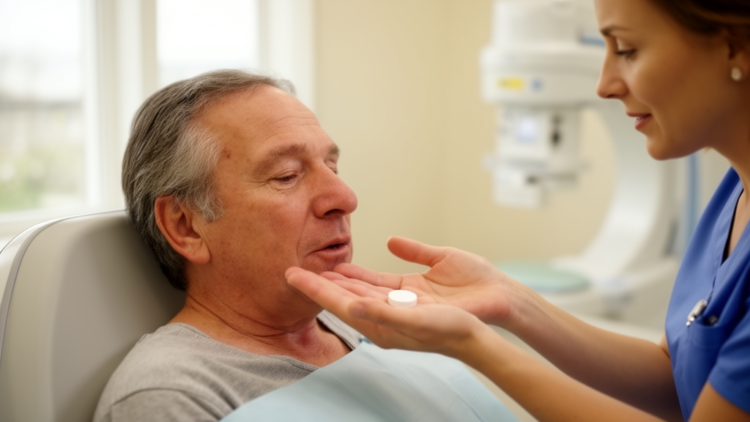 Probiotic Lozenges Cut Severe Mouth Sores in Head and Neck Radiotherapy Patients