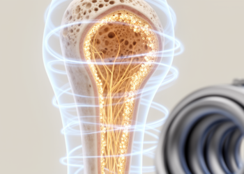 Magnetic pulses rewire a hidden nerve circuit in bone to reverse stress-driven bone loss