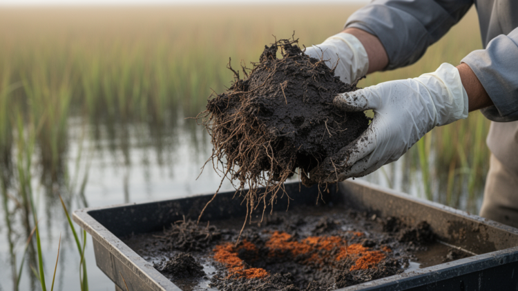 Hidden Oxygen Mosaics in Marsh Soils Skew Carbon Models by 12 Percent