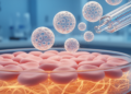 Porous Polymer Microspheres Made by Microfluidics Boost Collagen in Skin Cells
