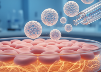 Porous Polymer Microspheres Made by Microfluidics Boost Collagen in Skin Cells