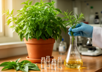 Fire Extinguisher Plant Yields Essential Oil With Antioxidant and Antidiabetic Potential