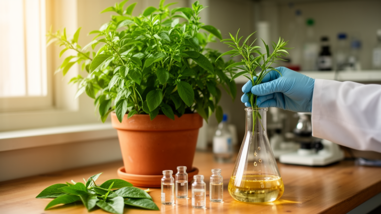 Fire Extinguisher Plant Yields Essential Oil With Antioxidant and Antidiabetic Potential