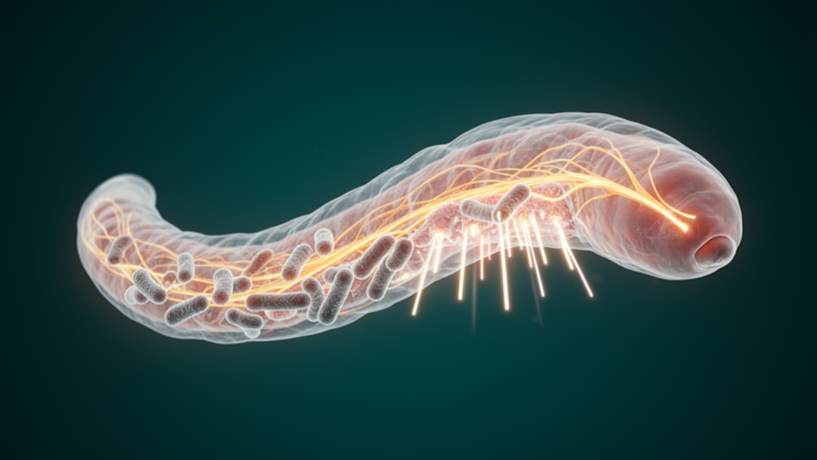 How a Pathogen Hijacks Nerve Signals to Break Down a Worm's Skin