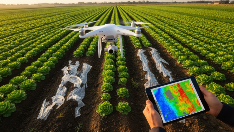 Drones and Spectral Signatures Reveal Hidden Plastic Pollution on Farmland