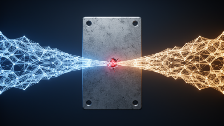 Dual-Path AI Spots Defects by Reconstructing Images Two Ways at Once