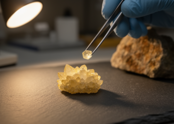 Tiny Yellow Crystals From Rwanda Reveal a Brand-New Neodymium Mineral