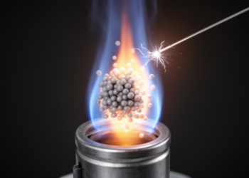 Electric Sparks in Flames Can Switch Nanoparticle Growth On or Off