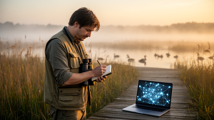 AI Turns Birdwatchers' Notes Into a Goldmine of Ecological Data