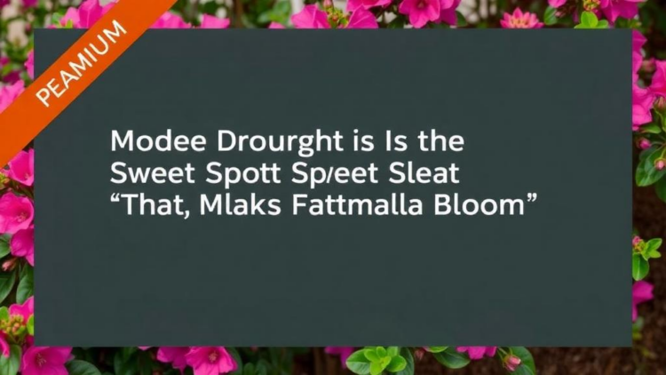 Moderate Drought Is the Sweet Spot That Makes Bougainvillea Bloom, Study Finds