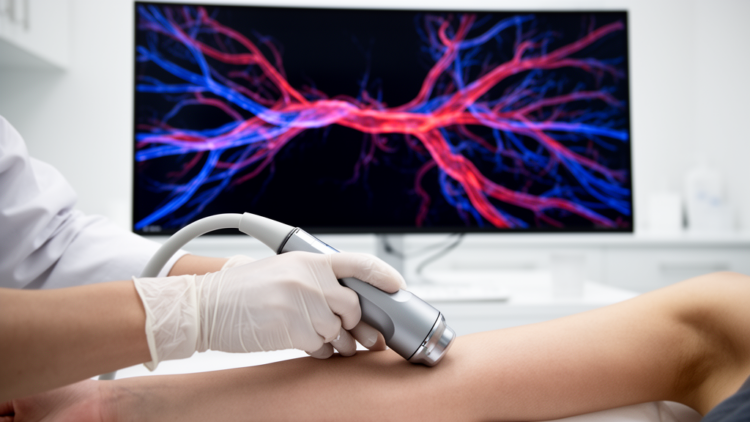 Handheld probe, full picture: dual-feature SLAM builds panoramic 3D vascular maps