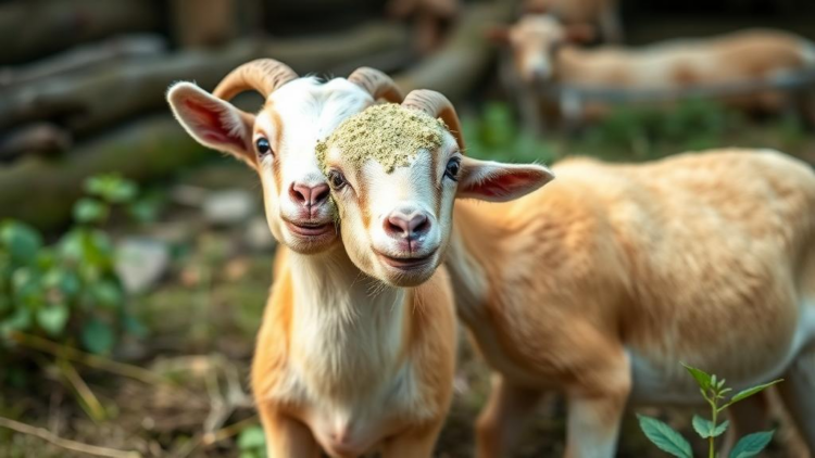 Ancient Chinese Herb Powder Rides to the Rescue of Weaning-Stressed Goat Kids