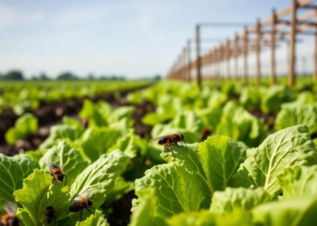 Heavy Pesticide Use Strips Insect Diversity but Boosts Pests in Lettuce Fields