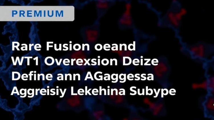 Rare Fusion Gene and WT1 Overexpression Define an Aggressive Leukemia Subtype